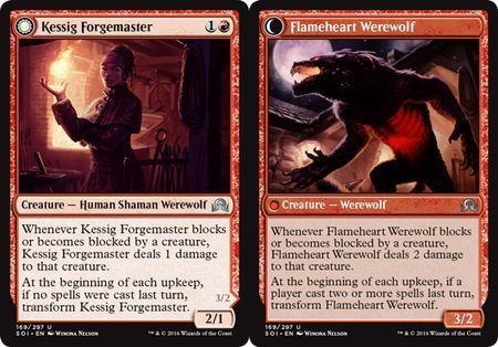 Kessig Forgemaster | Flameheart Werewolf 169/297 - Shadows over Innistrad Singles (Español)