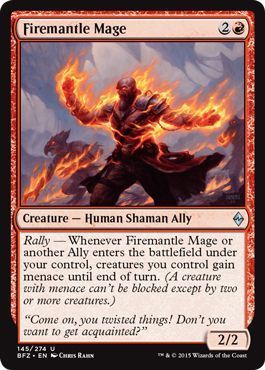Firemantle Mage 145/274 Battle for Zendikar Singles(español)