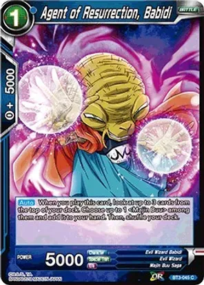 Agent of Resurrection, Babidi - Cross Worlds (DBS-B03)
Cross Worlds