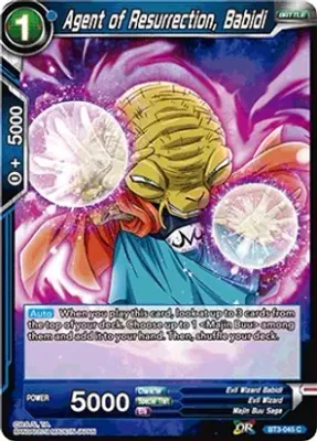 Agent of Resurrection, Babidi - Cross Worlds (DBS-B03)
Cross Worlds