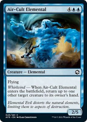 Air-Cult Elemental 045/281 - Adventures in the Forgotten Realms Singles (Español)