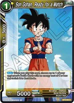 Son Gohan, Ready for a Match - Destroyer Kings (DBS-B06)
Destroyer Kings