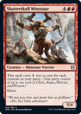 Shatterskull Minotaur 160/280 - Zendikar Rising Singles