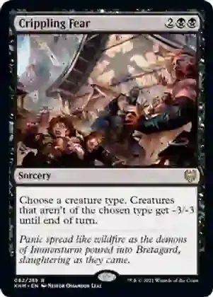 Crippling Fear - Kaldheim (KHM) Kaldheim Foil