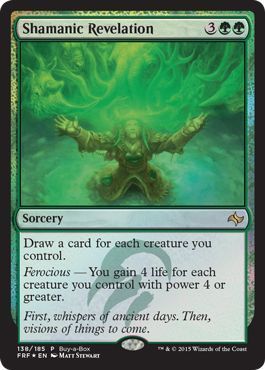 SJ Shamanic Revelation - FRF Buy-A-Box Foil
Magic: The Gathering Promo Cards (Español)