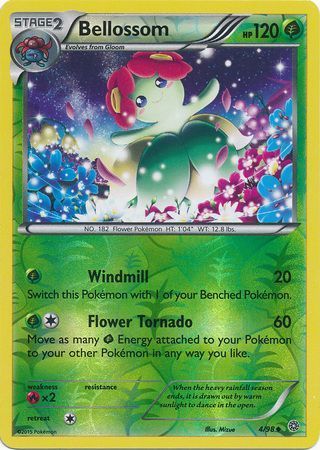 Bellossom - 4/98 - Uncommon Reverse Holo
XY: Ancient Origins Reverse Holo Singles