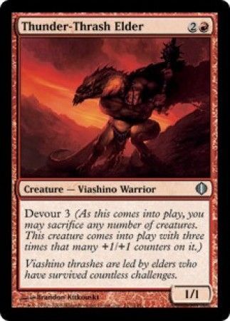 Thunder-Thrash Elder 117/249 - Shards of Alara Singles