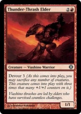 Thunder-Thrash Elder 117/249 - Shards of Alara Singles