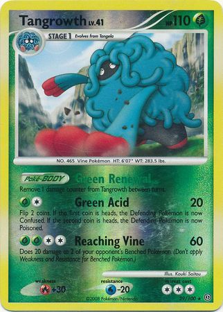 Tangrowth - 29/100 - Rare Reverse Holo
Diamond &amp; Pearl: Stormfront Reverse Holo Singles