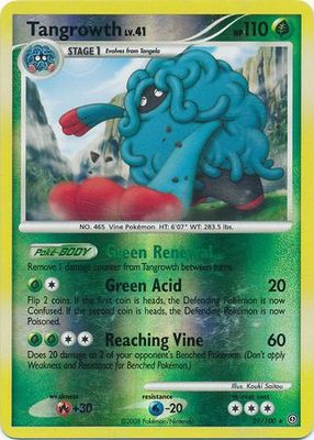 Tangrowth - 29/100 - Rare Reverse Holo
Diamond &amp; Pearl: Stormfront Reverse Holo Singles