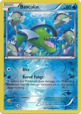 Basculin - 30/99 - Uncommon Reverse Holo
Black &amp; White 4: Next Destinies Reverse Holo Singles