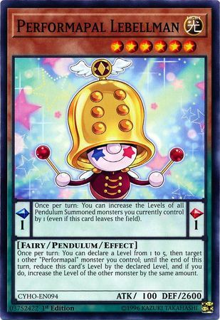 Performapal Lebellman - CYHO-EN094 - Common 1st Edition
Cybernetic Horizon 1st Edition Singles -español-