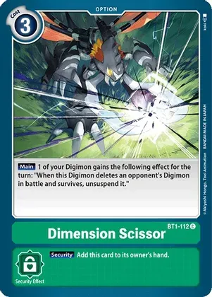 Dimension Scissor - Release Special Booster (BT01-03)
Release Special Booster