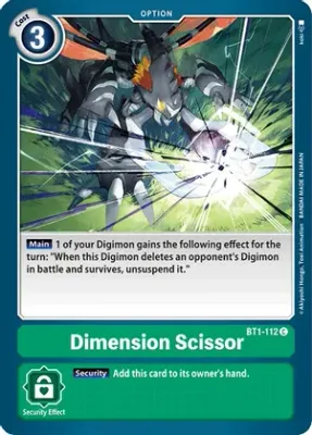 Dimension Scissor - Release Special Booster (BT01-03)
Release Special Booster