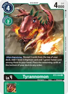 Tyrannomon - BT2-044 - Release Special Booster (BT01-03)
Release Special Booster
