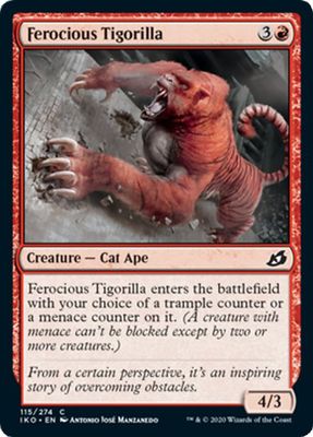 Ferocious Tigorilla 115/274 Ikoria: Lair of Behemoths Singles (Español)
