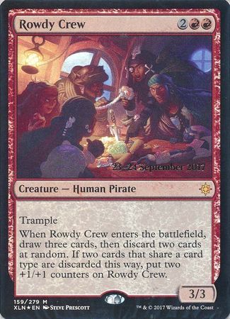 SJ Rowdy Crew 159/279 - Sealed XLN Prerelease Foil Promo
Magic: The Gathering Promo Cards(Español)
