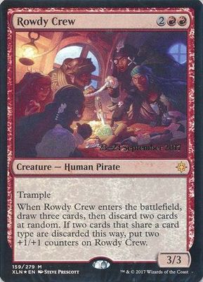 SJ Rowdy Crew 159/279 - Sealed XLN Prerelease Foil Promo
Magic: The Gathering Promo Cards(Español)