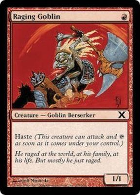 Raging Goblin MTG 10th Edition Singles