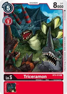 Triceramon - Battle of Omni (BT05)
Battle of Omni