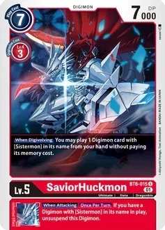 SaviorHuckmon - Double Diamond (BT06)
Double Diamond