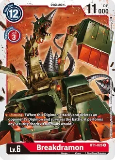 Breakdramon - Release Special Booster (BT01-03)
Release Special Booster