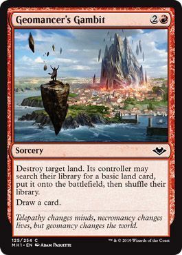Geomancer&#39;s Gambit 125/254 Modern Horizons Singles