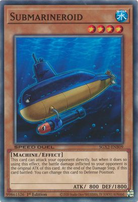 Submarineroid - SGX2-ENB09 - Common 1st Edition
Speed Duel GX: Midterm Paradox Box Singles
