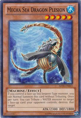 Mecha Sea Dragon Plesion - ABYR-EN033 - Common Unlimited Abyss Rising Unlimited Singles