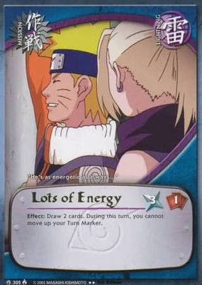 Lots of Energy - 305 - Rare
Naruto: Lineage of the Legends