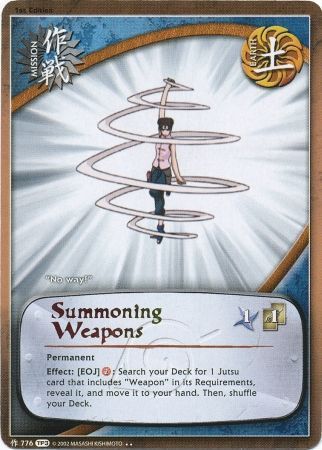 Summoning Weapons - 776 - Rare
Naruto: Tournament (Chibi) Pack 3