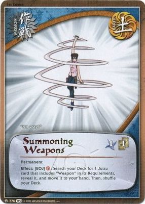 Summoning Weapons - 776 - Rare
Naruto: Tournament (Chibi) Pack 3