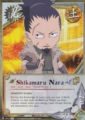 Shikamaru Nara [Shadow Scars]- 1012 - Rare
Naruto: Tournament (Chibi) Pack 2