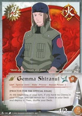 Gemma Shiranui - N-144 - Starter Rare
Naruto CCG Promos