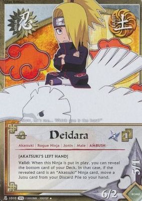 Deidara [Akatsuki&#39;s Left Hand]- 1010 - Uncommon
Naruto: Tournament (Chibi) Pack 2 Foil