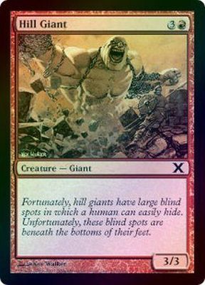 Hill Giant - Foil MTG 10th Edition Foil Singles