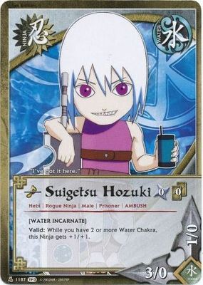 Suigetsu Hozuki [Water Incarnate] - 1187 - Common Naruto: Tournament (Chibi) Pack 3