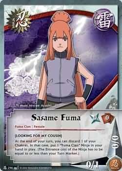 Sasame Fuma - N-296 - Common Naruto: Battle of Destiny