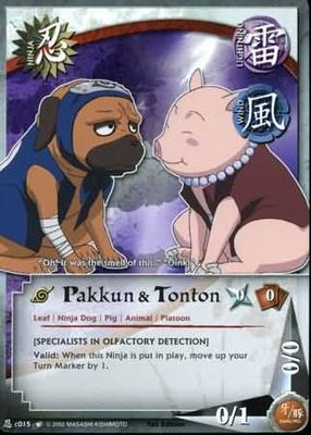 Pakkun &amp; Tonton - N-C015 - Common Naruto: Quest For Power
