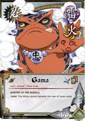 Gama - 912 - Common
Naruto: Fangs of the Snake