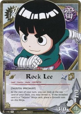 Rock Lee [Taijutsu Specialist] - 1180 - Common
Naruto: Tournament (Chibi) Pack 3