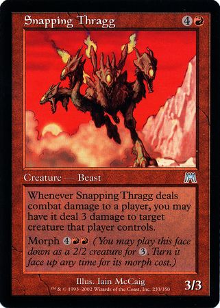 Snapping Thragg Onslaught Singles