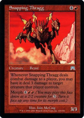 Snapping Thragg Onslaught Singles