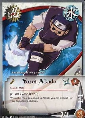 Yoroi Akado - N-106 - Uncommon
Naruto: Curse of the Sand