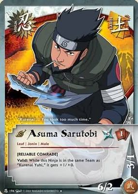 Asuma Sarutobi - N-194 - Uncommon Naruto: Dream Legacy