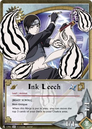 Ink Leech [Beast Scroll] - 1294 - Common
Naruto: Invasion