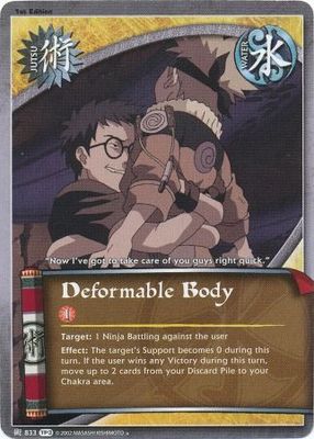 Deformable Body - 833 - Uncommon Naruto: Tournament (Chibi) Pack 3