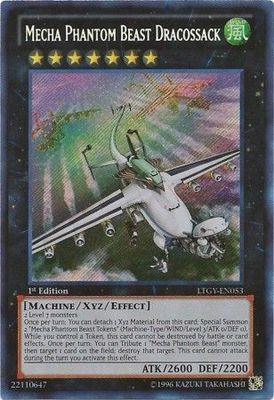SJ Mecha Phantom Beast Dracossack - LTGY-EN053 - Secret Rare 1st Edition
Lord of the Tachyon Galaxy 1st Edition Singles
