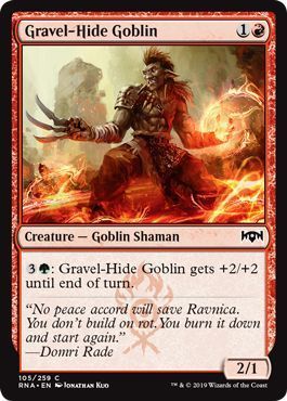 Gravel-Hide Goblin 105/259 - Ravnica Allegiance Singles (Español)