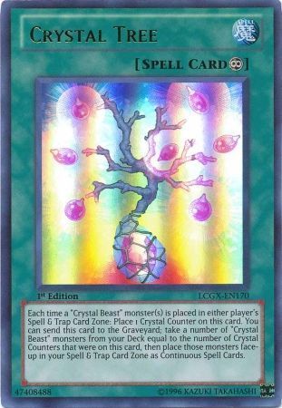 SH Crystal Tree - LCGX-EN170 - Ultra Rare 1st Edition Legendary Collection 2 1st Edition Singles